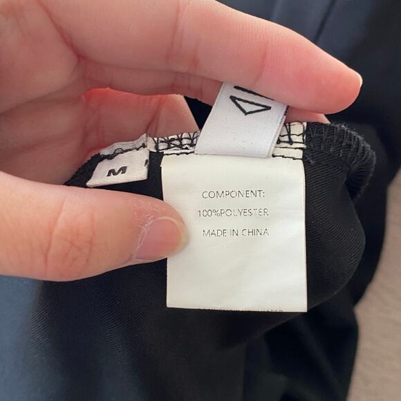 NIKKI LUND Dida Black Funnel Neck Cocktail Dress Size Medium - Picture 8 of 11